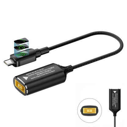 140W Digital Display Laptop Charging Adapter Connector, DC 4.5 x 0.6mm to Type-C Male, DC 5.5 x 2.1mm to Type-C Male, DC 5.5 x 2.5mm to Type-C Male, DC 6.0 x 0.6mm to Type-C Male, DC 7.4 x 0.6mm to Type-C Male, DC 7.9 x 0.9mm to Type-C Male...