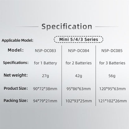 Sunnylife Battery Explosion-proof Safe Bag Protective Li-Po Safe Bag, For DJI Mini 5 / 4 / 3 Series