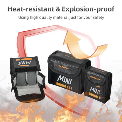 Sunnylife Battery Explosion-proof Safe Bag Protective Li-Po Safe Bag, For DJI Mini 5 / 4 / 3 Series