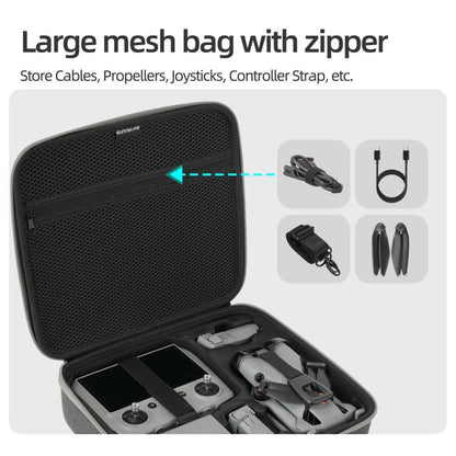 Sunnylife Carrying Hard Travel Storage Bag, For DJI Lito 1 / X1 / Mini 5 Pro Body Bag, For DJI Lito 1 / X1 / Mini 5 Pro Easy Combo Bag, For DJI Lito 1 / X1 / Mini 5 Pro Battery Combo Bag, For DJI RC 2/1 / RC-N3/2/1 Controller Bag