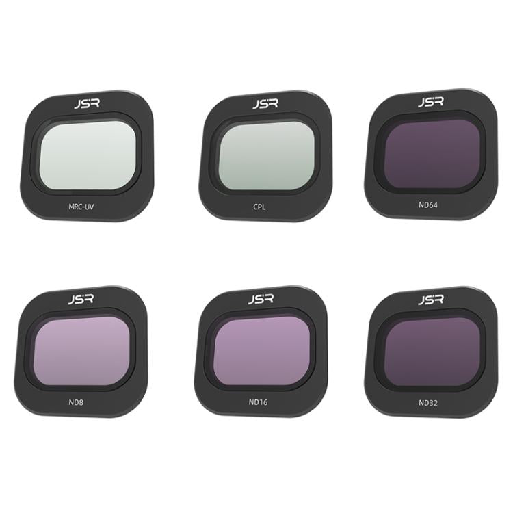 For DJI Mini 5 Pro JSR KB Series Drone Camera Lens Filter, MCUV, CPL, ND8, ND16, ND32, ND64, ND128, ND256, STAR, NIGHT, Black Mist 1/4, 3 in 1 UV ND8/16, 3 in 1 ND8/32/128, 4 in 1 CPL ND8-32, 4 in 1 ND8-64, 6 in 1 ND8-64 UV CPL, 8 in 1 Mixed Filter