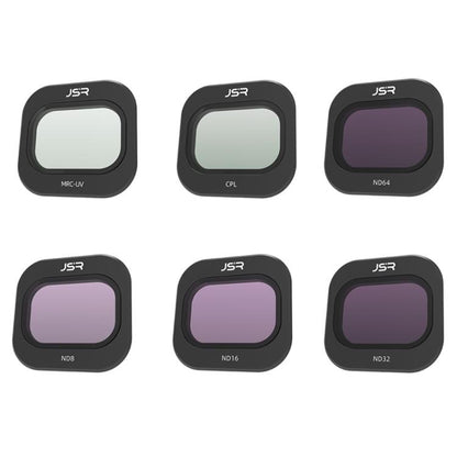 For DJI Mini 5 Pro JSR KB Series Drone Camera Lens Filter, MCUV, CPL, ND8, ND16, ND32, ND64, ND128, ND256, STAR, NIGHT, Black Mist 1/4, 3 in 1 UV ND8/16, 3 in 1 ND8/32/128, 4 in 1 CPL ND8-32, 4 in 1 ND8-64, 6 in 1 ND8-64 UV CPL, 8 in 1 Mixed Filter