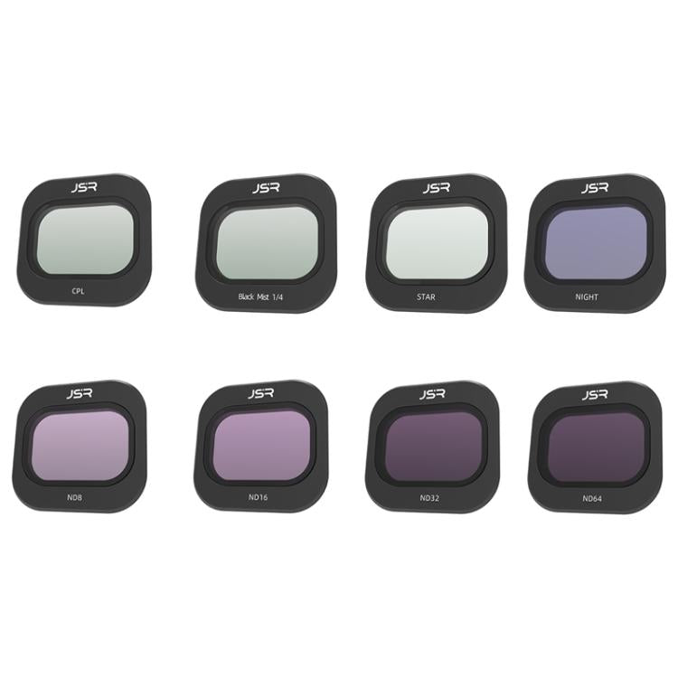 For DJI Mini 5 Pro JSR KB Series Drone Camera Lens Filter, MCUV, CPL, ND8, ND16, ND32, ND64, ND128, ND256, STAR, NIGHT, Black Mist 1/4, 3 in 1 UV ND8/16, 3 in 1 ND8/32/128, 4 in 1 CPL ND8-32, 4 in 1 ND8-64, 6 in 1 ND8-64 UV CPL, 8 in 1 Mixed Filter