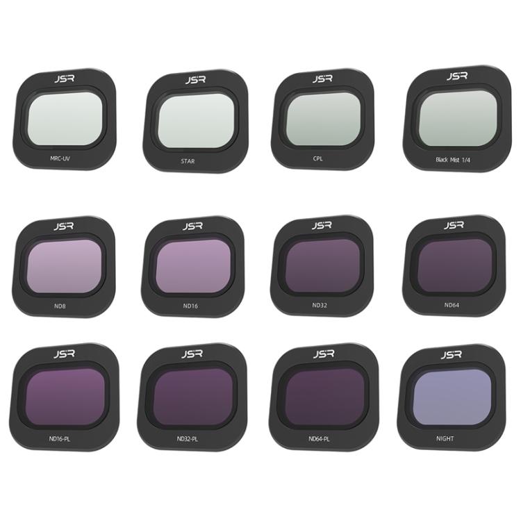 For DJI Mini 5 Pro JSR KB Series Drone Camera Lens Filter, MCUV, CPL, ND8, ND16, ND32, ND64, ND128, ND256, STAR, NIGHT, Black Mist 1/4, 3 in 1 UV ND8/16, 3 in 1 ND8/32/128, 4 in 1 CPL ND8-32, 4 in 1 ND8-64, 6 in 1 ND8-64 UV CPL, 8 in 1 Mixed Filter