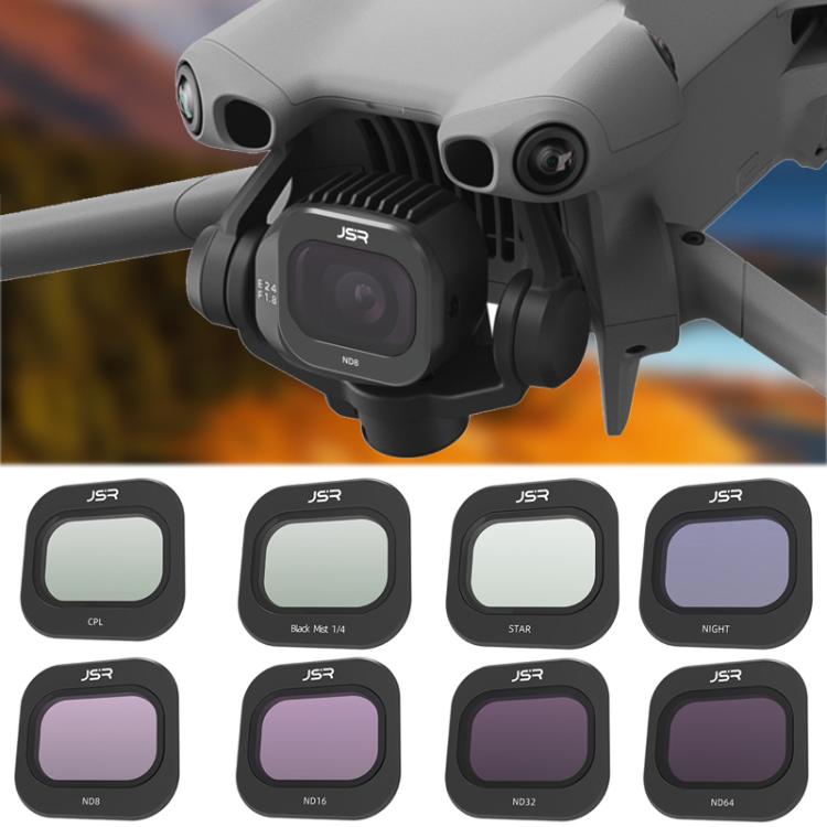 For DJI Mini 5 Pro JSR KB Series Drone Camera Lens Filter, MCUV, CPL, ND8, ND16, ND32, ND64, ND128, ND256, STAR, NIGHT, Black Mist 1/4, 3 in 1 UV ND8/16, 3 in 1 ND8/32/128, 4 in 1 CPL ND8-32, 4 in 1 ND8-64, 6 in 1 ND8-64 UV CPL, 8 in 1 Mixed Filter