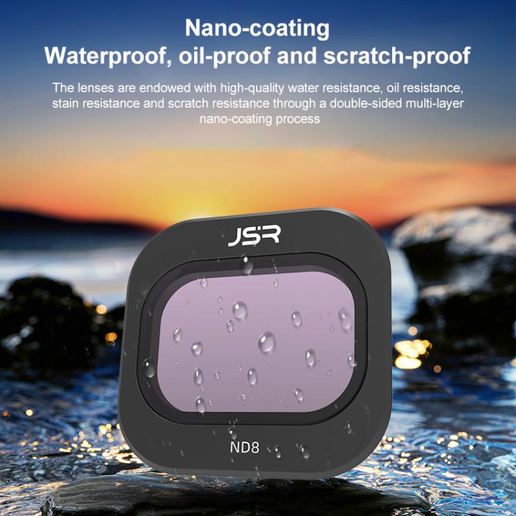 For DJI Mini 5 Pro JSR KB Series Drone Camera Lens Filter, MCUV, CPL, ND8, ND16, ND32, ND64, ND128, ND256, STAR, NIGHT, Black Mist 1/4, 3 in 1 UV ND8/16, 3 in 1 ND8/32/128, 4 in 1 CPL ND8-32, 4 in 1 ND8-64, 6 in 1 ND8-64 UV CPL, 8 in 1 Mixed Filter