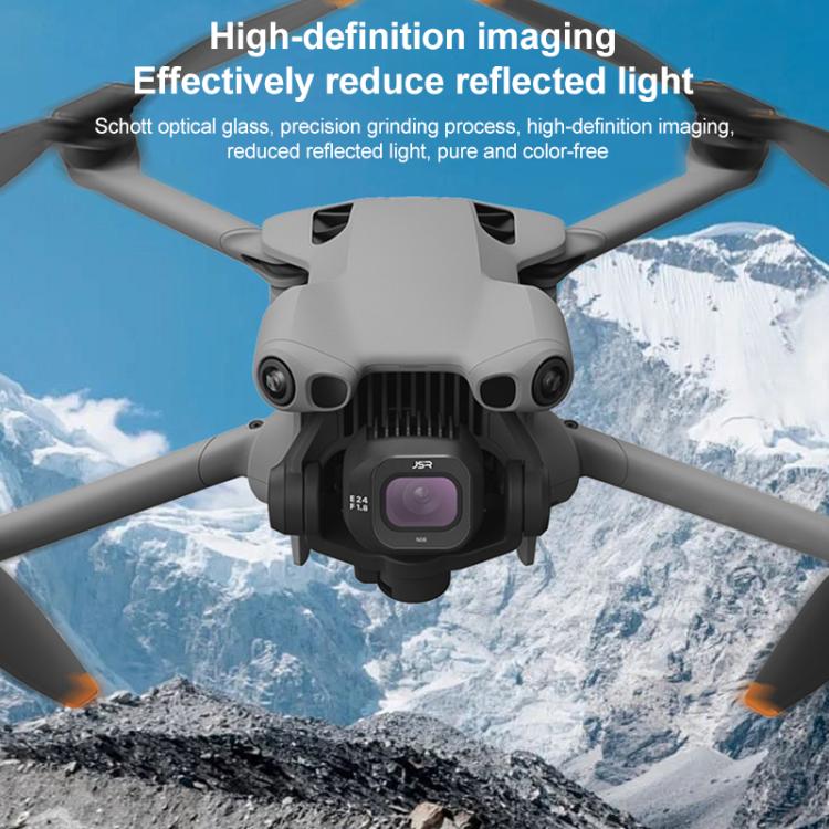 For DJI Mini 5 Pro JSR KB Series Drone Camera Lens Filter, MCUV, CPL, ND8, ND16, ND32, ND64, ND128, ND256, STAR, NIGHT, Black Mist 1/4, 3 in 1 UV ND8/16, 3 in 1 ND8/32/128, 4 in 1 CPL ND8-32, 4 in 1 ND8-64, 6 in 1 ND8-64 UV CPL, 8 in 1 Mixed Filter