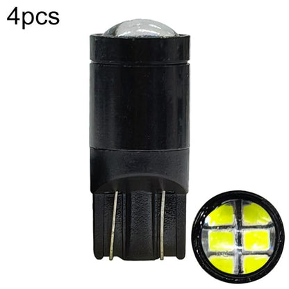 4pcs T10 3014-6SMD Car Clearance Lights License Plate Lamp, 3014-6SMD