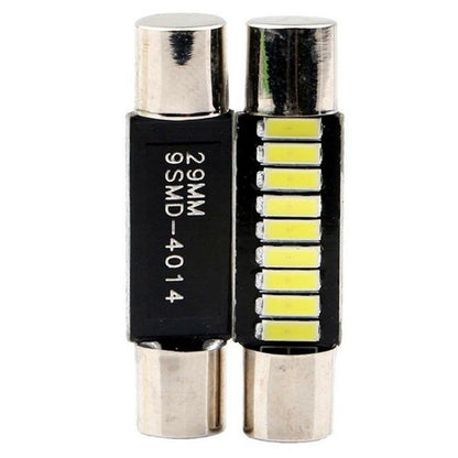 4pcs ST6-4014-9SMD 29mm B6 LED Car Make-up Mirror Light Reading Lamp, ST6-4014-9SMD