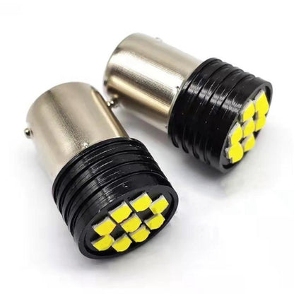 4pcs 3030-9SMD Car High-brightness Decoding Reversing Lamp Brake Light, 3030-9SMD
