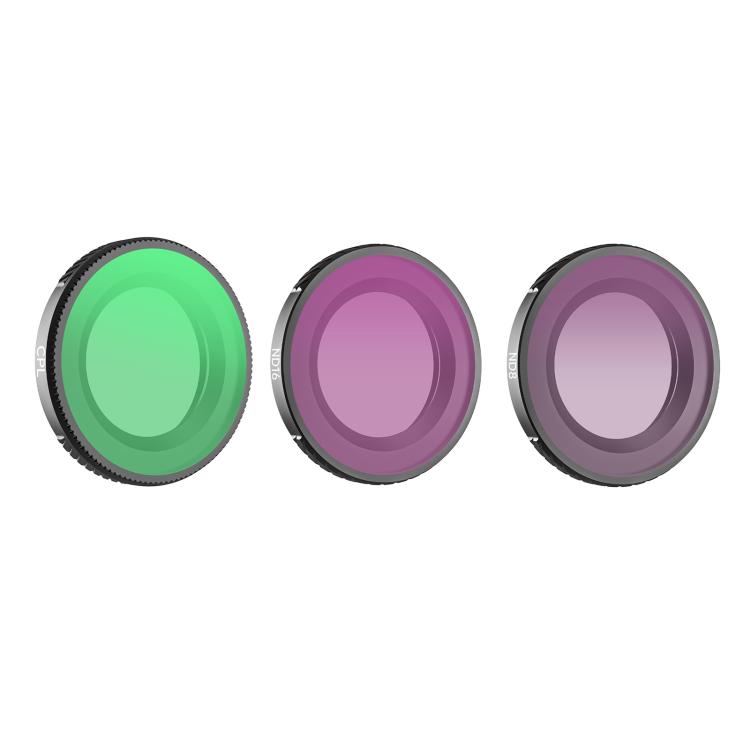 For DJI Osmo Nano Sunnylife Camera Lens Filter, Black Mist 1/4, CPL, MCUV, ND8, ND16, ND32, ND64, ND8PL, ND16PL, ND32PL, ND64PL, 3 in 1 Light Shadow, 3 in 1 Mixed Filter, 4 in 1 Mixed Filter, 4 in 1 ND, 4 in 1 NDPL, 6 in 1 Mixed Filter