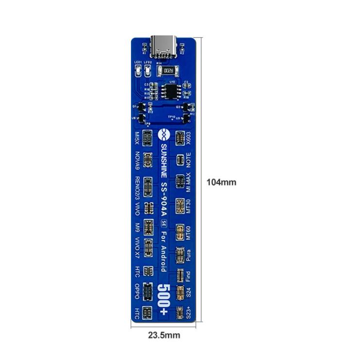 SUNSHINE SS-904A SE Universal Android Phones Battery Activation Board with Auto Polarity, SUNSHINE SS-904A SE