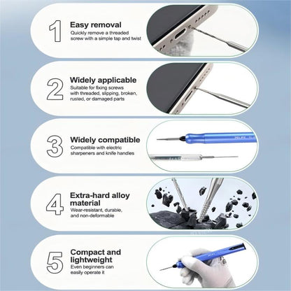RELIFE TX1 Alloy Sliding Thread Screw Drill Bit Set