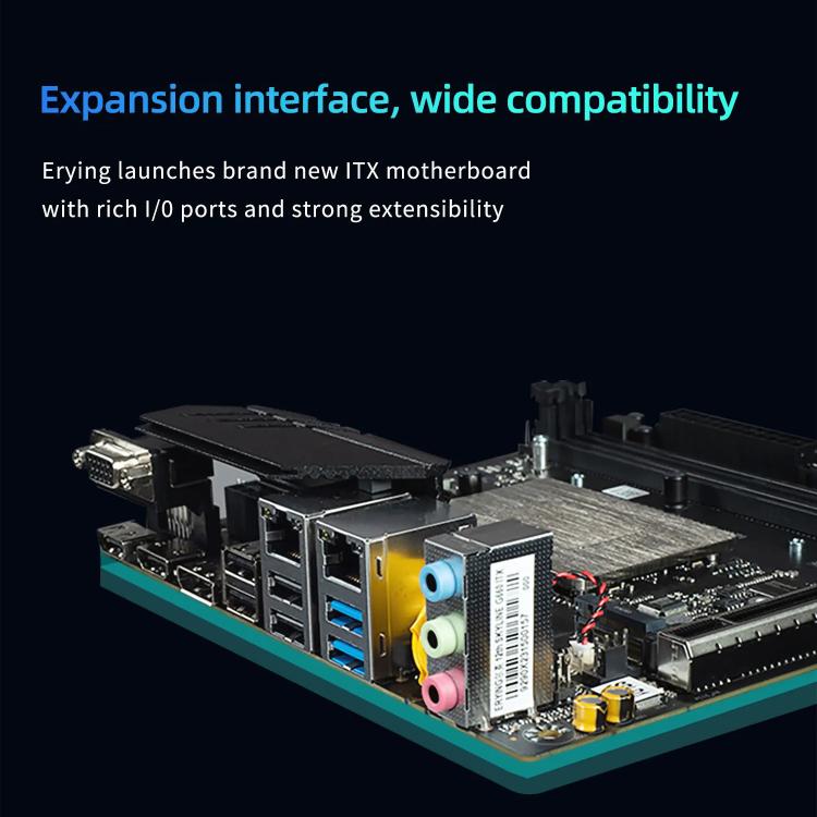 ERYING ITX i5-12500H CPU Desktop Computer Motherboard, i5-12500H