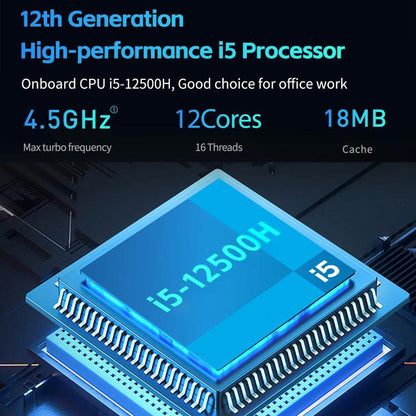 ERYING ITX i5-12500H CPU Desktop Computer Motherboard, i5-12500H
