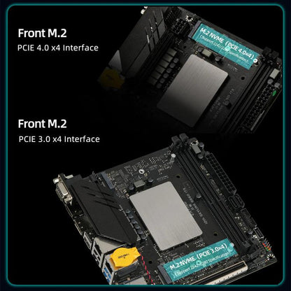 ERYING ITX i5-12500H CPU Desktop Computer Motherboard, i5-12500H