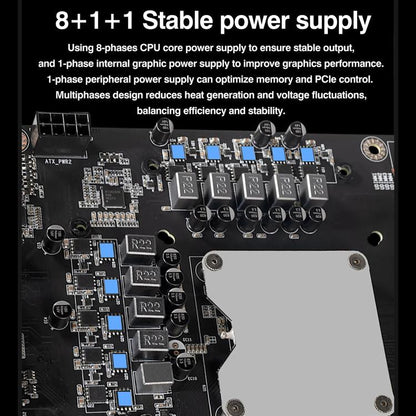 ERYING HX770 Chipset i5-14500HX Onboard CPU NAS Host Motherboard, i5-14500HX