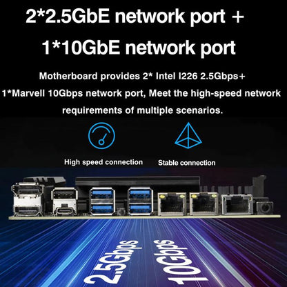 ERYING HX770 Chipset i5-14500HX Onboard CPU NAS Host Motherboard, i5-14500HX