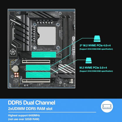 ERYING ATX i9-14900HX Onboard CPU Desktop Computer Motherboard, i9-14900HX