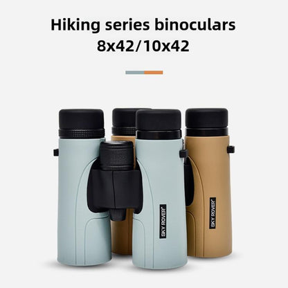 SKY ROVER Hiking Waterproof Roof Prism Handheld Binocular, 8x42, 10x42