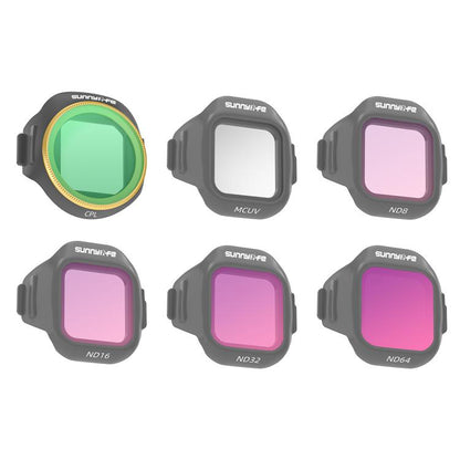 For DJI Mini 5 Pro Sunnylife Camera Lens Filter, CPL, MCUV, ND8, ND16, ND32, ND64, ND8PL, ND16PL, ND32PL, ND64PL, 3 in 1 Mixed Filter, 4 in 1 Mixed Filter, 4 in 1 ND, 4 in 1 NDPL, 6 in 1 Mixed Filter