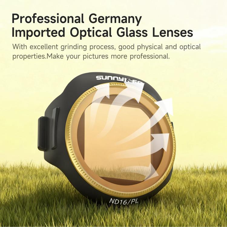 For DJI Mini 5 Pro Sunnylife Camera Lens Filter, CPL, MCUV, ND8, ND16, ND32, ND64, ND8PL, ND16PL, ND32PL, ND64PL, 3 in 1 Mixed Filter, 4 in 1 Mixed Filter, 4 in 1 ND, 4 in 1 NDPL, 6 in 1 Mixed Filter