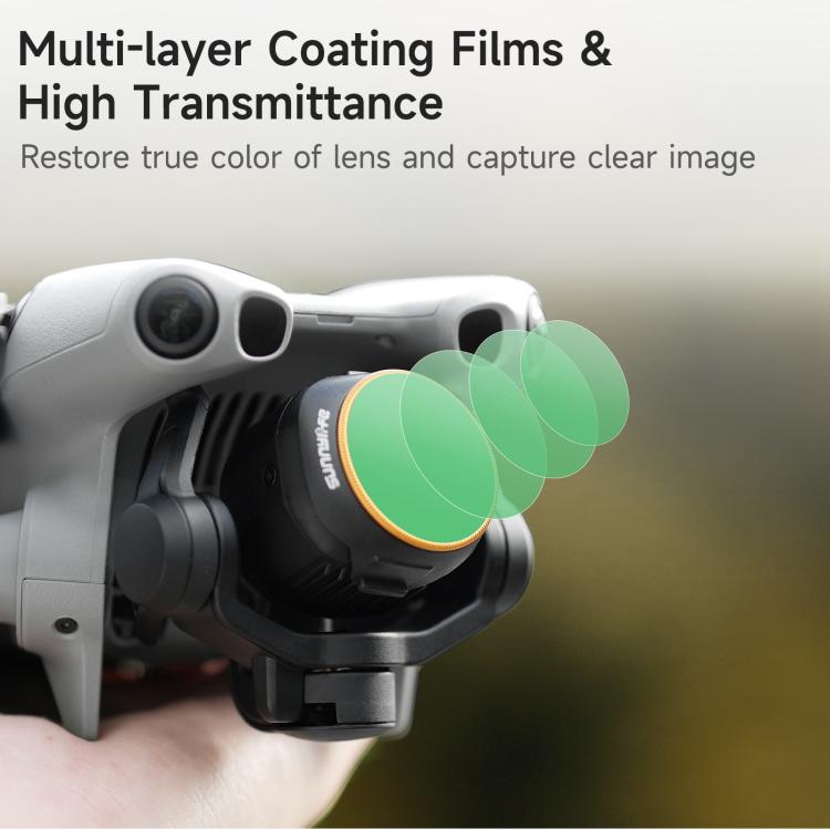 For DJI Mini 5 Pro Sunnylife Camera Lens Filter, CPL, MCUV, ND8, ND16, ND32, ND64, ND8PL, ND16PL, ND32PL, ND64PL, 3 in 1 Mixed Filter, 4 in 1 Mixed Filter, 4 in 1 ND, 4 in 1 NDPL, 6 in 1 Mixed Filter