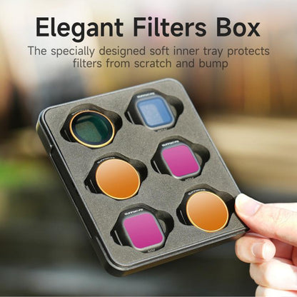 For DJI Mini 5 Pro Sunnylife Camera Lens Filter, CPL, MCUV, ND8, ND16, ND32, ND64, ND8PL, ND16PL, ND32PL, ND64PL, 3 in 1 Mixed Filter, 4 in 1 Mixed Filter, 4 in 1 ND, 4 in 1 NDPL, 6 in 1 Mixed Filter