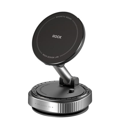 ROCK QS6 Upgraded Vacuum Suction Cup Magnetic Phone Car Holder, QS6