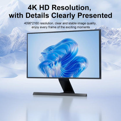 4K 60Hz HDMI Male to DP Female HD Adapter, 60Hz HDMI Male to DP Female