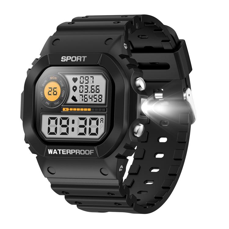 LC31 1.75 inch TFT Full Touch Screen Bluetooth Call Outdoor Sports Smart Watch with Flashlight