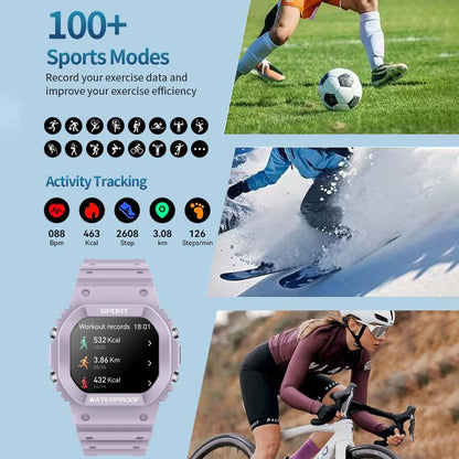 LC31 1.75 inch TFT Full Touch Screen Bluetooth Call Outdoor Sports Smart Watch with Flashlight