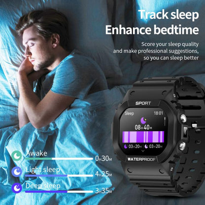 LC31 1.75 inch TFT Full Touch Screen Bluetooth Call Outdoor Sports Smart Watch with Flashlight