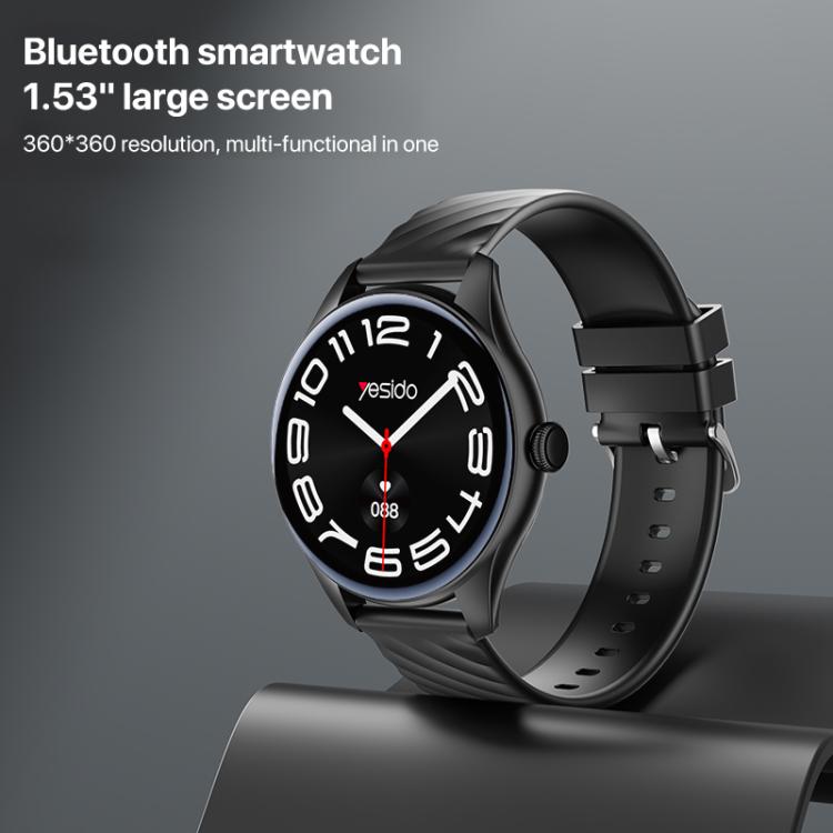 Yesido IO43 Fitness Tracker Smart BT Watch, 1.53 inch Screen, Support BT Call / Heart Rate, IO43