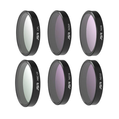 For DJI Osmo Nano JSR LH Series Lens Filter, UV, CPL, ND8, ND16, ND32, ND64, ND8PL, ND16PL, ND32PL, ND64PL, STAR, NIGHT, Black Mist 1/4, 3 in 1 ND8/16/32, 4 in 1 CPL ND8/16/32, 4 in 1 ND8/16/32/64, 4 in 1 ND8-64PL, 6 in 1 ND8-64 CPL UV...