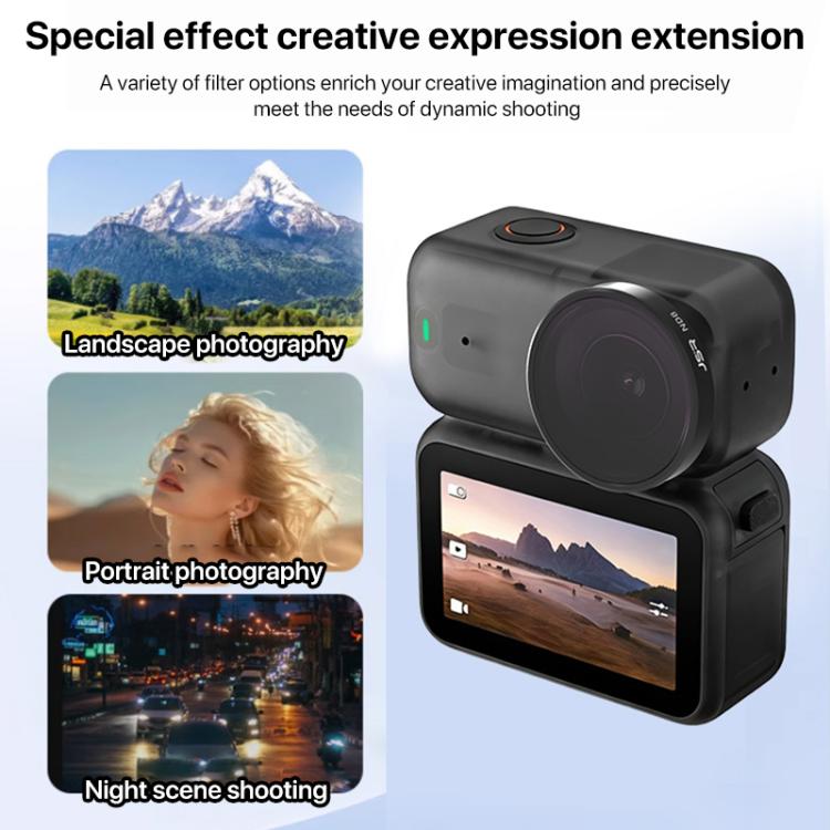 For DJI Osmo Nano JSR LH Series Lens Filter, UV, CPL, ND8, ND16, ND32, ND64, ND8PL, ND16PL, ND32PL, ND64PL, STAR, NIGHT, Black Mist 1/4, 3 in 1 ND8/16/32, 4 in 1 CPL ND8/16/32, 4 in 1 ND8/16/32/64, 4 in 1 ND8-64PL, 6 in 1 ND8-64 CPL UV...