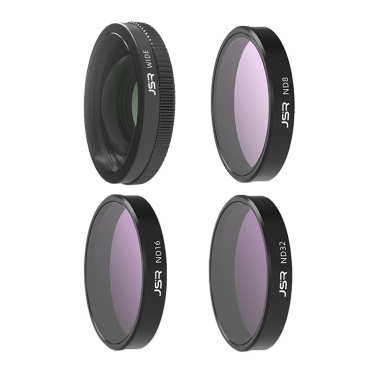 For DJI Osmo Nano JSR Lens Filter, Wide Lens, Wide Lens + Mini Tripod, Wide Lens + Macro 10X, 5 in 1 Wide CPL ND8/16/32, 4 in 1 Wide ND8/16/32, 5 in 1 Wide ND8/16/32/64PL, 9 in 1 Wide Mixed Filter
