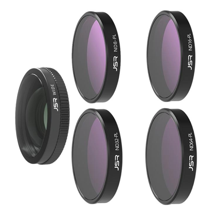 For DJI Osmo Nano JSR Lens Filter, Wide Lens, Wide Lens + Mini Tripod, Wide Lens + Macro 10X, 5 in 1 Wide CPL ND8/16/32, 4 in 1 Wide ND8/16/32, 5 in 1 Wide ND8/16/32/64PL, 9 in 1 Wide Mixed Filter