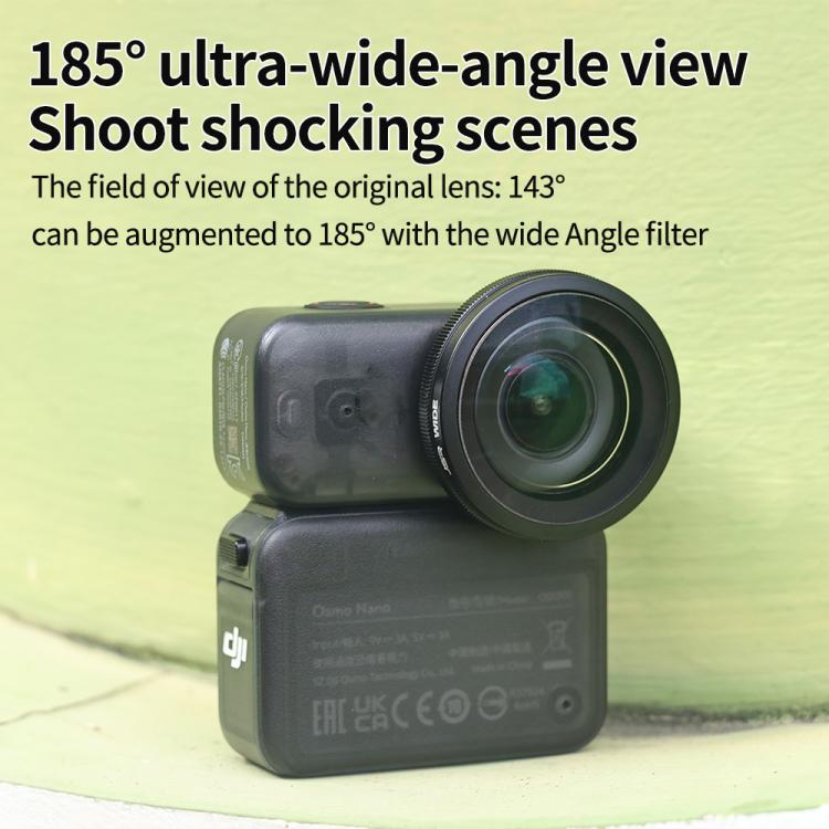 For DJI Osmo Nano JSR Lens Filter, Wide Lens, Wide Lens + Mini Tripod, Wide Lens + Macro 10X, 5 in 1 Wide CPL ND8/16/32, 4 in 1 Wide ND8/16/32, 5 in 1 Wide ND8/16/32/64PL, 9 in 1 Wide Mixed Filter