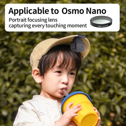 For DJI Osmo Nano 10X Macro Lens Filter, Single Filter, Macro + Mini Tripod