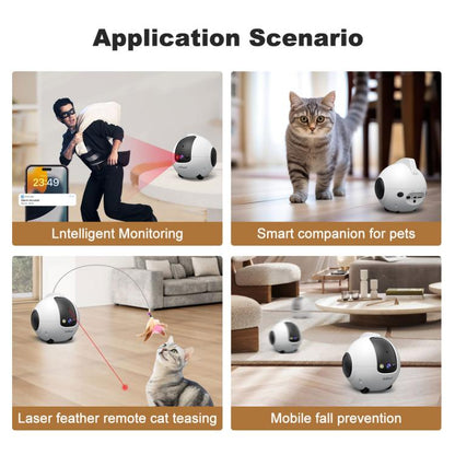 SriHome DH013 4MP Smart Pet Robot Camera, US Plug, UK Plug, EU Plug, AU Plug