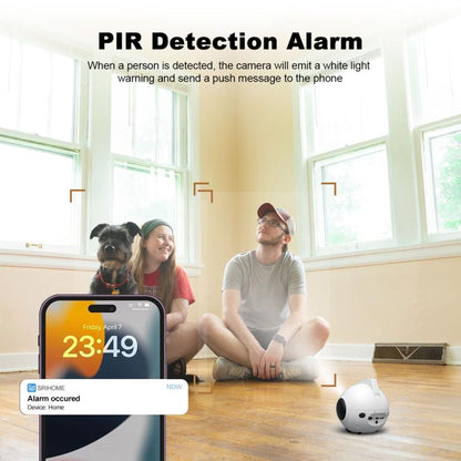 SriHome DH013 4MP Smart Pet Robot Camera, US Plug, UK Plug, EU Plug, AU Plug