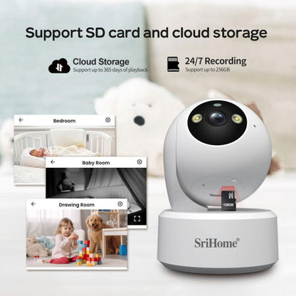 SriHome DH050-SH064 5 inch Baby Monitor Care Camera Kit, EU Plug, US Plug, UK Plug, AU Plug