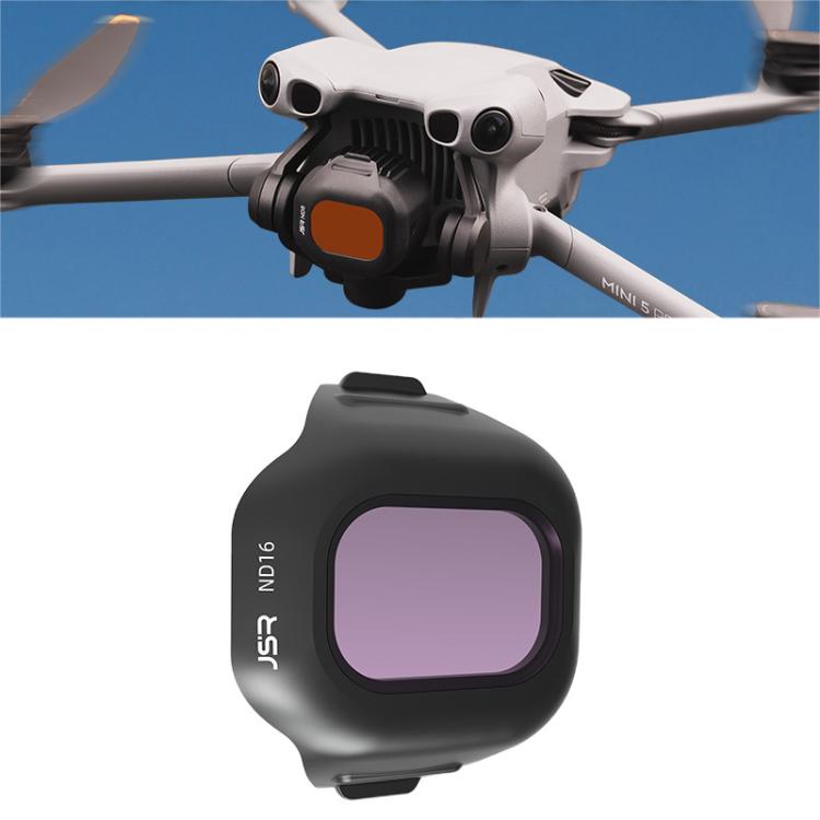 For DJI Mini 5 Pro JSR CB Series Clip-on Drone Camera Lens Filter, MCUV, CPL, ND8, ND16, ND32, ND64, ND128, ND256, ND8PL, ND16PL, ND32PL, ND64PL, STAR, NIGHT, Black Mist 1/4, 3 in 1 CPL ND16/64, 4 in 1 CPL ND8/32/128, 4 in 1 ND8-64, 4 in 1 ND8-64PL...