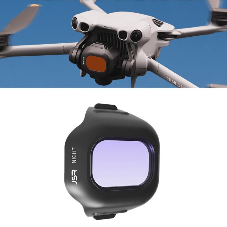 For DJI Mini 5 Pro JSR CB Series Clip-on Drone Camera Lens Filter, MCUV, CPL, ND8, ND16, ND32, ND64, ND128, ND256, ND8PL, ND16PL, ND32PL, ND64PL, STAR, NIGHT, Black Mist 1/4, 3 in 1 CPL ND16/64, 4 in 1 CPL ND8/32/128, 4 in 1 ND8-64, 4 in 1 ND8-64PL...