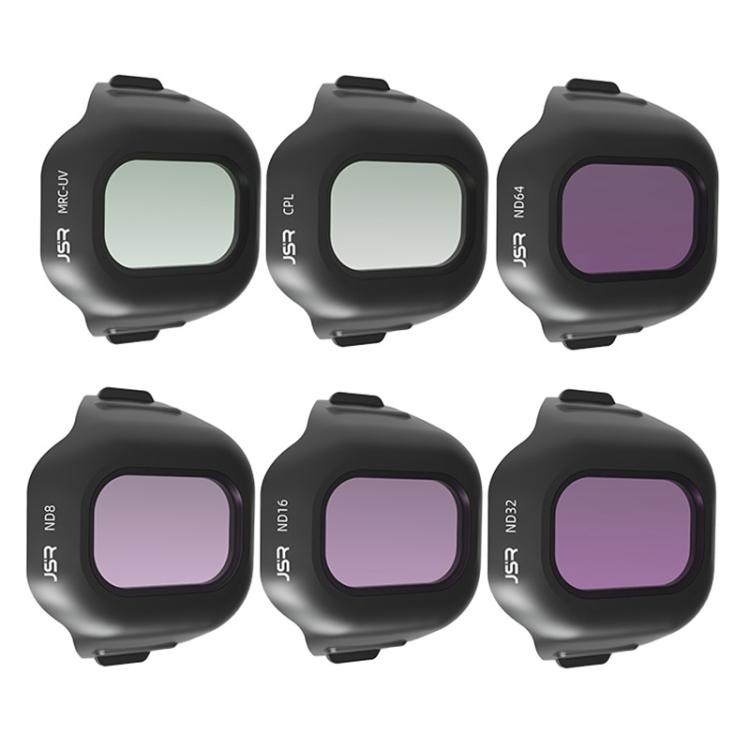 For DJI Mini 5 Pro JSR CB Series Clip-on Drone Camera Lens Filter, MCUV, CPL, ND8, ND16, ND32, ND64, ND128, ND256, ND8PL, ND16PL, ND32PL, ND64PL, STAR, NIGHT, Black Mist 1/4, 3 in 1 CPL ND16/64, 4 in 1 CPL ND8/32/128, 4 in 1 ND8-64, 4 in 1 ND8-64PL...