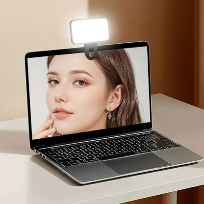 Portable Mini Fill Light with Clip, 200mAh