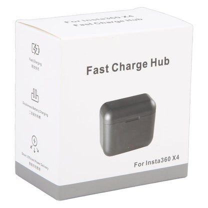CH2-X4-02 For Insta360 X4 Dual Batteries Charging Box Fast Charge Hub, For Insta360 X4
