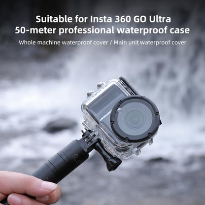 For Insta360 GO Ultra 50m Waterproof Shell, Body Diving Case, Body Charging Case Diving Case