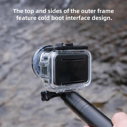 For Insta360 GO Ultra 50m Waterproof Shell, Body Diving Case, Body Charging Case Diving Case